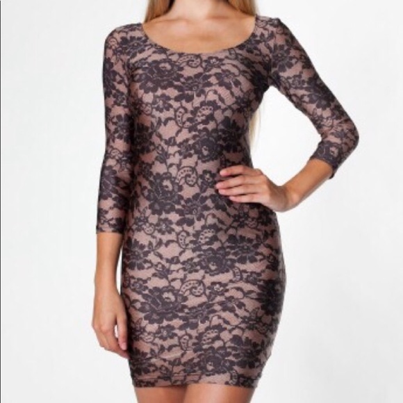 2 for $29 | Red American Apparel Bodycon Dress - Picture 1 of 8